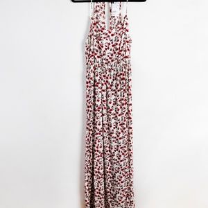 Red Floral Maxi Dress